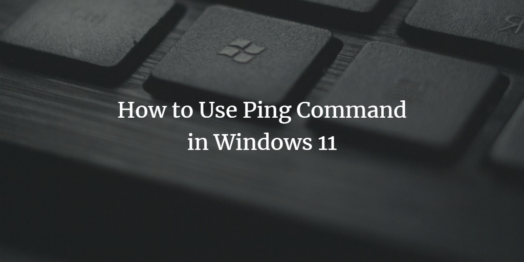 Windows Ping Command