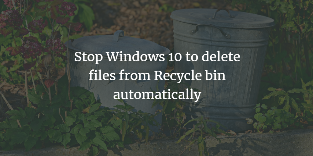 Windows Recycle Bin