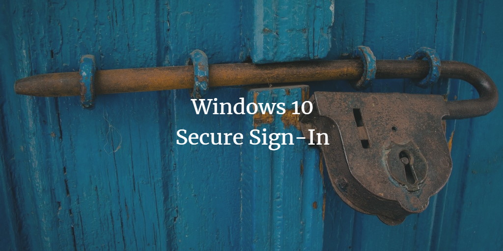 Windows secure login