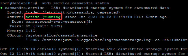 Cassandra status