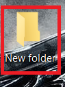 New folder without template