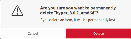 Permanently delete files