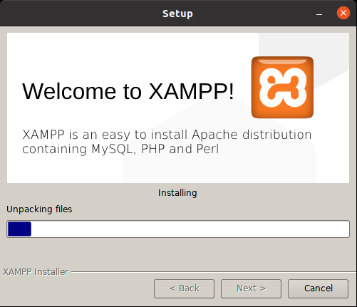 Installing LAMP via XAMPP