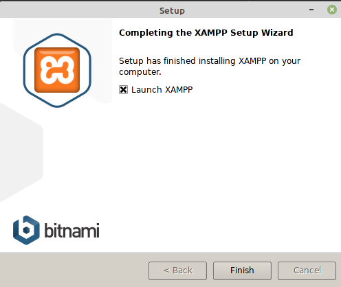 Launch XAMPP