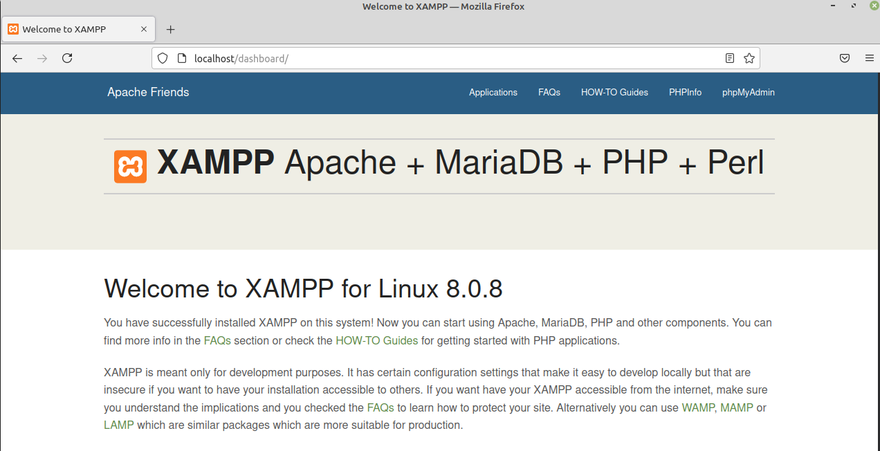 XAMPP for Linux