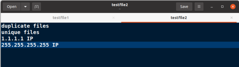 How to find duplicate text in files with the uniq command on linux