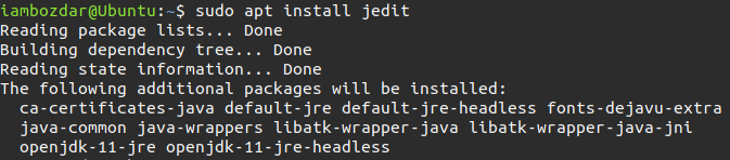 Install jEdit