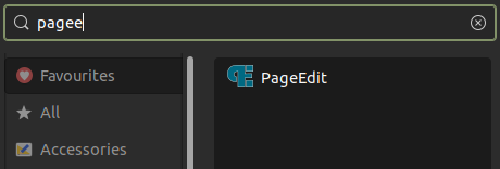 launch PageEdit