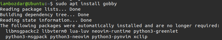 Install Gobby