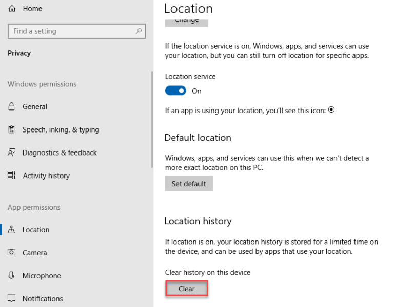 How to clear disk cache and history in windows 10